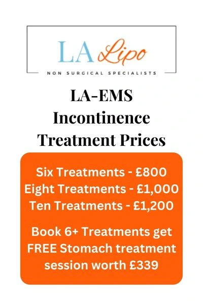 LA-EMS Incontinence Treatment Prices Welwyn Garden City