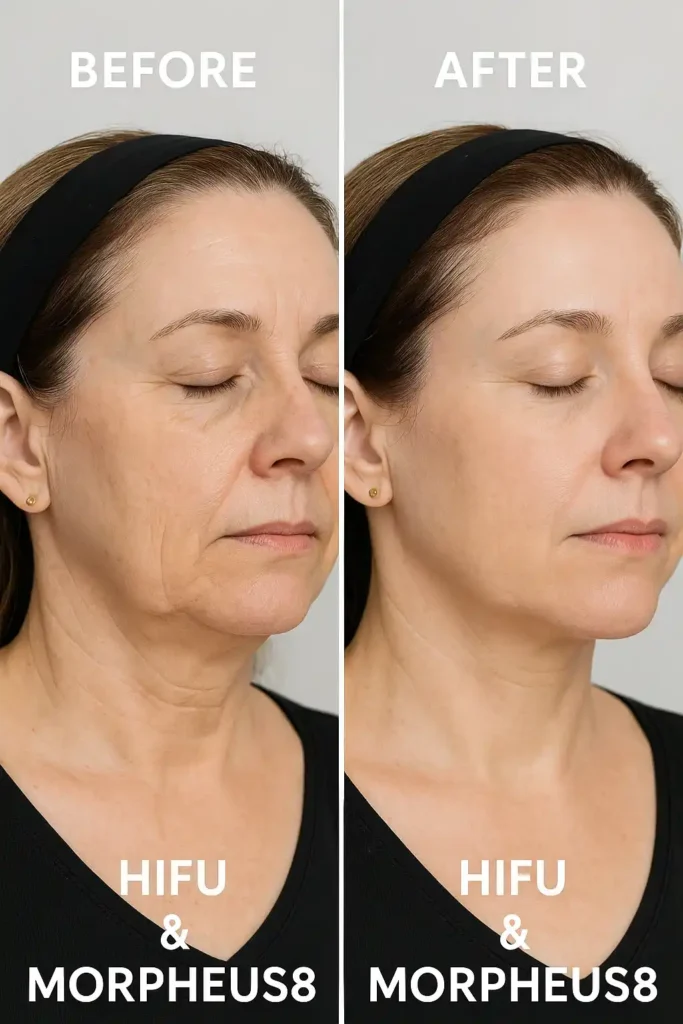 HIFU & Morpheus8 treatment results Welwyn Garden City - book in today!