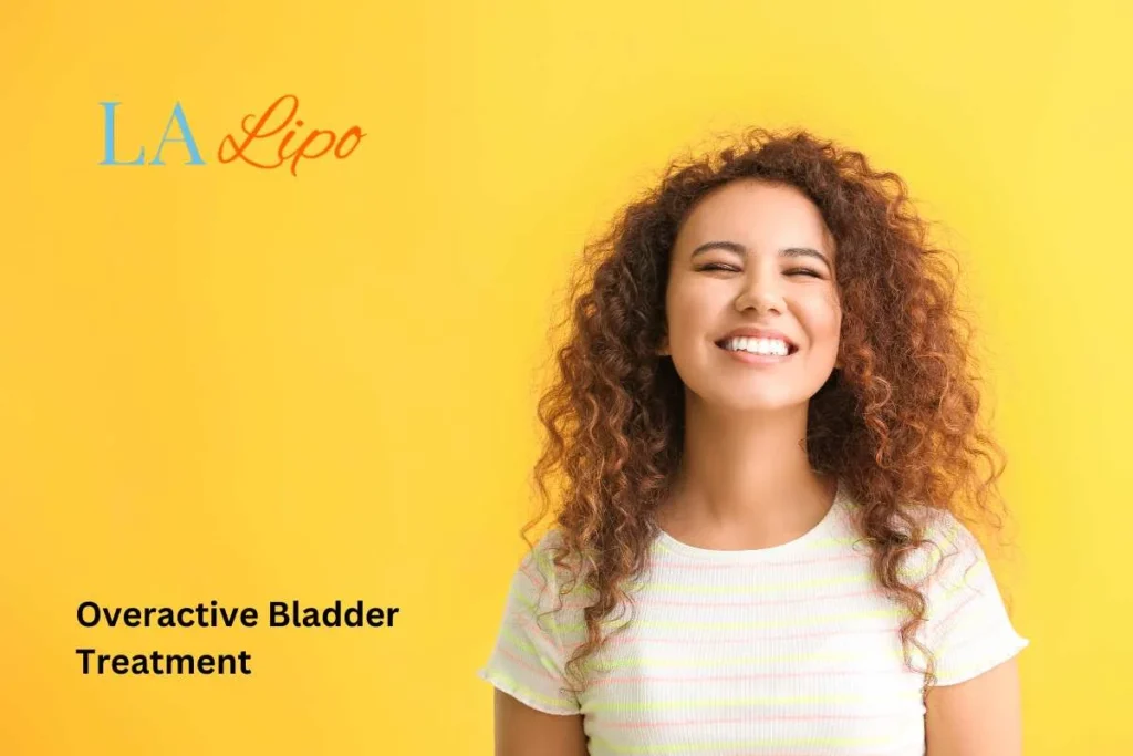 woman smiling about overactive bladder treatment Welwyn Garden City solutions