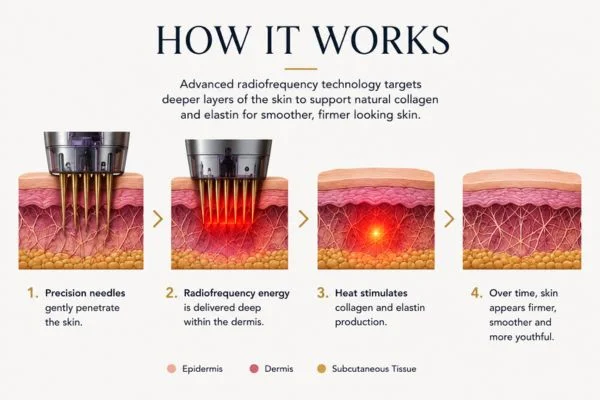 Diagram of how Collagen Lift Therapy Welwyn Garden City works